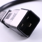 IEC 60320 C20公插，IEC 60320 C19母插，服務器，數據庫，PDU電源線，各國安規標準，AC電源連接線