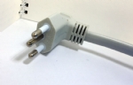 巴西電源線NBR 14136三芯彎角插頭，巴西安規標準TUV，Inmetro,UC認證電源連接線插頭