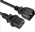 IEC 60320 C20公插，IEC 60320 C19母插，服務(wù)器，數(shù)據(jù)庫(kù)，PDU電源線，各國(guó)安規(guī)標(biāo)準(zhǔn)，AC電源連接線
