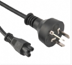 阿根廷電源線,定制電線長(zhǎng)度，,IRAM認(rèn)證，米老鼠插頭,10A插頭,IEC 60320 C5，三芯接地,筆記本電源線，梅花插