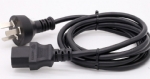 阿根廷電源線 (IRAM電源線) 三芯阿根廷插頭，IEC 60320 C13品子尾，電腦插,定制電源線長度，IRAM認證,安規標準AC電源連接線