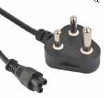 南非電源線，6A小南非插頭，16A大南非插頭，IEC 60320 C5 米老鼠，梅花尾，筆記本電源線 ,定制電線長(zhǎng)度，SABS認(rèn)證