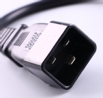 IEC 60320 C20公插，IEC 60320 C19母插，服務(wù)器，數(shù)據(jù)庫，PDU電源線，各國安規(guī)標(biāo)準(zhǔn)，AC電源連接線