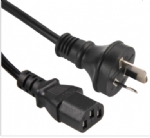 澳大利亞電源線（SAA電源線）三芯奧標(biāo)10A插頭，IEC 60320 C13 品子尾，電腦插，澳大利亞SAA認(rèn)證安規(guī)標(biāo)準(zhǔn)AC電源連接線