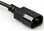 IEC 60320 C14公插，IEC C320 C13母插，電腦機箱電源線，安規標準，AC,電器電源連接線