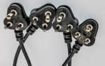 南非電源線（SABS電源線）小南非 SANS-164 6A安規標準SABS認證AC電源連接線插頭