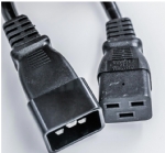 IEC 60320 C20公插，IEC 60320 C19母插，服務器，數據庫，PDU電源線，各國安規標準，AC電源連接線