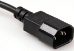 IEC 60320 C14公插，IEC C320 C13母插，電腦機箱電源線，安規標準，AC,電器電源連接線