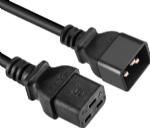 IEC 60320 C20公插，IEC 60320 C19母插，服務(wù)器，數(shù)據(jù)庫(kù)，PDU電源線，各國(guó)安規(guī)標(biāo)準(zhǔn)，AC電源連接線