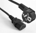 韓國(guó)電源線，三芯接地彎角插頭，IEC 60320 C13 品子尾，電腦插,定制電線長(zhǎng)度，KTL，KC認(rèn)證
