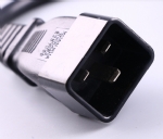 IEC 60320 C20公插，IEC 60320 C19母插，服務器，數據庫，PDU電源線，各國安規標準，AC電源連接線