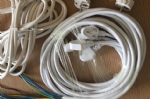 中國電源線 (3C電源線) 國標CCC認證三芯10A彎角蛇形GB2099標準AC電源連接線插頭
