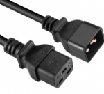 IEC 60320 C20公插，IEC 60320 C19母插，服務(wù)器，數(shù)據(jù)庫(kù)，PDU電源線，各國(guó)安規(guī)標(biāo)準(zhǔn)，AC電源連接線