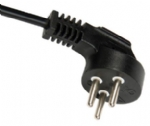 以色列電源線（SI電源線) 彎角三芯16A以色列認(rèn)證SI-32安規(guī)標(biāo)證AC電源連接線插頭