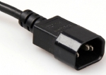 IEC 60320 C14公插，IEC C320 C13母插，電腦機箱電源線，安規標準，AC,電器電源連接線