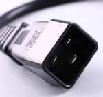 IEC 60320 C20公插，IEC 60320 C19母插，服務(wù)器，數(shù)據(jù)庫，PDU電源線，各國安規(guī)標(biāo)準(zhǔn)，AC電源連接線