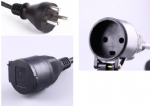 丹麥電源線（DEMKO電源線)丹麥三芯16A Afsnit 107-2-D1安規標準DEMKO認證AC電源連接線插頭