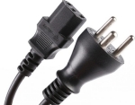 丹麥電源線，丹麥三芯16A插頭，IEC 60320 C13 品子尾，電腦插,定制電線長度，DEMKO，VDE認證
