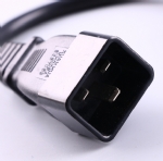IEC 60320 C20公插，IEC 60320 C19母插，服務(wù)器，數(shù)據(jù)庫，PDU電源線，各國安規(guī)標(biāo)準(zhǔn)，AC電源連接線
