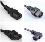 瑞士電源線,三芯SEV 1011 瑞士插頭，IEC 60320 C13 品子尾，電腦插,定制電線長度 SEMKO VDE認證