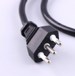 意大利電源線(xiàn)（IMQ電源線(xiàn)）三芯10A意大利插頭，CEI23-16安規(guī)標(biāo)準(zhǔn)，IEC 60320 C5米老鼠插頭, 梅花插,定制電線(xiàn)長(zhǎng)度，IMQ VDE認(rèn)證