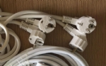 歐洲電源線 (Schuko電源線) 煙斗插 CEE7/7 歐盟德國通用VDE安規認證CE電源連接線插頭
