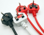 英國電源線 (UK電源) 帶保險絲，注塑式大英插頭，BSI1363A ASTA 認證安規(guī)標準AC電源連接線