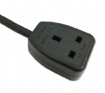 英國(guó)電源線 (UK電源) 英國(guó)BS認(rèn)證安規(guī)標(biāo)準(zhǔn)AC電源連接線三孔插座