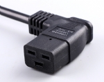 英國電源線 (UK電源) 帶保險絲，注塑式大英插頭，IEC 60320 C19母插，服務器，數據庫，PDU電源線， BSI1363A，ASTA安規認證