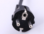 歐洲電源線 (Schuko電源線) CEE7/7直角插 歐盟德國通用VDE安規認證CE電源連接線插頭