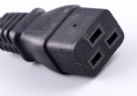 歐洲電源線 (Schuko電源線) CEE7/7煙斗插,IEC 60320 C19母插，服務(wù)器，機(jī)房，PDU插座 ，定制電線長(zhǎng)度,歐盟德國(guó)通用,VDE,CE認(rèn)證