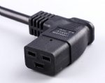 歐洲電源線 (Schuko電源線) CEE7/7煙斗插,IEC 60320 C19母插，服務(wù)器，機(jī)房，PDU插座 ，定制電線長(zhǎng)度,歐盟德國(guó)通用,VDE,CE認(rèn)證