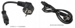 歐洲電源線 (Schuko電源線) CEE7/7煙斗插,IEC 60320 C5米老鼠插頭 ，梅花插，筆記本電源線,定制長度,歐盟德國通用,VDE,CE安規認證