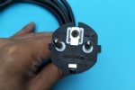 歐洲電源線 (Schuko電源線) 德式直角插頭,IEC 60320 C13 品子尾，電腦插,定制電源線長度,歐盟德國通用,VDE,CE安規(guī)認(rèn)證電源連接線