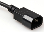 IEC 60320 C14公插，IEC C320 C13母插，電腦機箱電源線，安規標準，AC,電器電源連接線