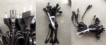 歐洲電源線,CEE7/16,歐插，2.5A，兩芯歐盟，德國，通用插頭，IEC 60320 C7八字尾插座連接器，VDE安規(guī)認(rèn)證電源連接線