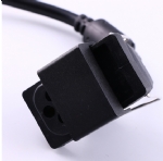 鎮流器電源線，陽光插座鎮流器燈具插座，帶滑動蓋子，鐵支架，定制電源線長度，美國UL，加拿大cUL認證