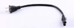 美國電源線 (UL電源線) NEMA 1-15P 兩芯極化，非極化插頭，IEC 60320 C7八字尾插座，美國UL，加拿大cUL認證，安規標準AC電源連接線