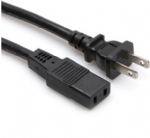 美國(guó)電源線 (UL電源線) NEMA 1-15P 兩芯極化，非極化插頭，IEC 60320 C9插座，美國(guó)UL，加拿大cUL認(rèn)證，安規(guī)標(biāo)準(zhǔn)AC電源連接線