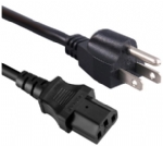 美國(guó)電源線，UL電源線，三芯NEMA5-15P北美通用插頭,IEC 60320 C13 品子尾，電腦插,定制電源線長(zhǎng)度，美國(guó)UL，加拿大cUL認(rèn)證