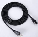 美國電源線，UL電源線，三芯NEMA5-15P北美通用插頭,IEC 60320 C13 品子尾，電腦插,定制電源線長度，美國UL，加拿大cUL認證