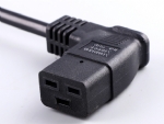 美國(guó)電源線，UL電源線，三芯NEMA5-15P北美通用插頭，IEC 60320 C19母插，服務(wù)器，機(jī)房，PDU插座 ，定制電線長(zhǎng)度，美國(guó)UL，加拿大cUL認(rèn)證