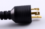 美國電源線 (UL電源線)三芯L5-20P自鎖插頭，IEC 60320 C13品子尾，電腦尾，連接器 美國UL加拿大cUL認證AC轉換電源線