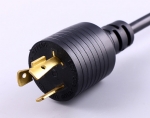 美國電源線 (UL電源線)三芯L5-20P自鎖插頭，IEC 60320 C13品子尾，電腦尾，連接器 美國UL加拿大cUL認證AC轉換電源線