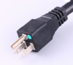 美國(guó)電源線 (UL電源線) 醫(yī)用插頭，醫(yī)用電源線，15A , 125V, 三芯U形接地針，北美ETL認(rèn)證安規(guī)標(biāo)準(zhǔn)AC電源連接線