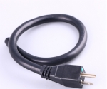 美國電源線 (UL電源線) 醫用插頭，醫用電源線，15A , 125V, 三芯U形接地針，北美ETL認證安規標準AC電源連接線