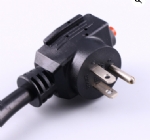 美國(guó)電源線 (UL電源線)三芯彎NEMA5-15P，帶過(guò)載保護(hù)，熱保護(hù)插頭，美國(guó)UL加拿大cUL認(rèn)證安規(guī)AC電源連接線