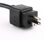 美國(guó)電源線-(UL電源線)三芯直頭NEMA-5-15P帶過(guò)載保護(hù)插頭-美國(guó)UL加拿大cUL認(rèn)證安規(guī)標(biāo)準(zhǔn)AC電源連接線