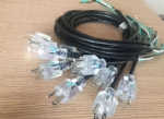 美國(guó)電源線 (UL電源線)透明NEMA 5-15P 美國(guó)UL加拿大cUL認(rèn)證安規(guī)標(biāo)準(zhǔn)AC電源連接線插頭