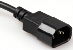 IEC 60320 C14公插，IEC C320 C13母插，電腦機箱電源線，安規標準，AC,電器電源連接線